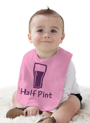 Half Pint Infant Baby Bib-Direct To Garment Print-Brisco Baby