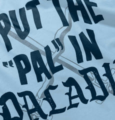 Put The Pal In Paladin Dungeons Infant Baby Bib-Direct To Garment Print-Brisco Baby