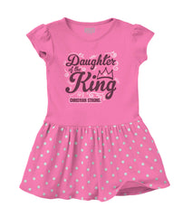 Daughter Of The King Baby Polka Dot Skirt Dress-Direct To Garment Print-Brisco Baby