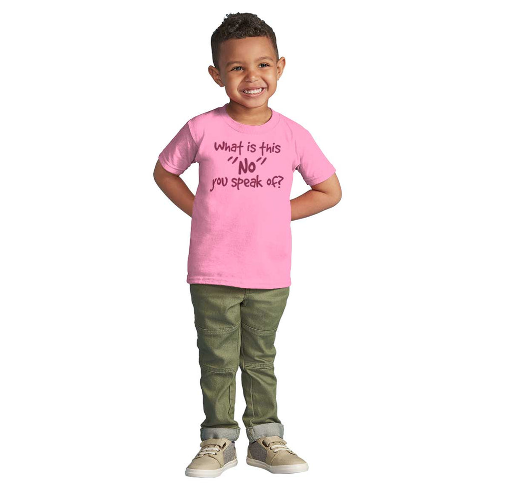 What is No Infant Toddler T Shirt-Direct To Garment Print-Brisco Baby