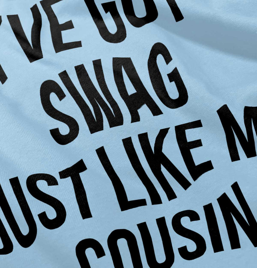 Swag Like Cousin Romper Bodysuit-Direct To Garment Print-Brisco Baby