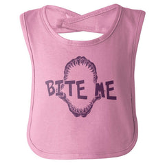 Bite Me Infant Baby Bib-Direct To Garment Print-Brisco Baby