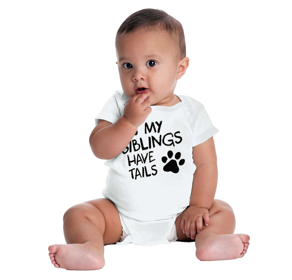 My Siblings Have Tai Romper Bodysuit-Direct To Garment Print-Brisco Baby
