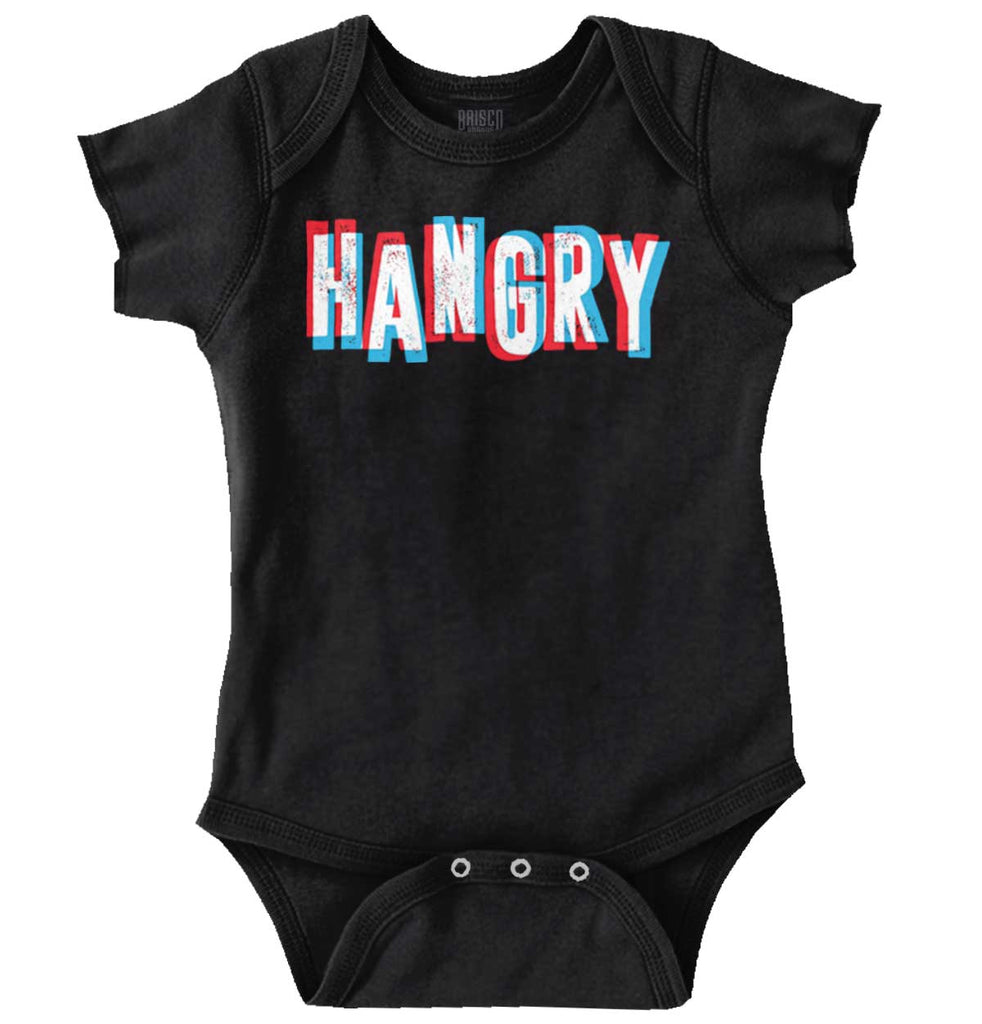 Hangry Romper Bodysuit-Direct To Garment Print-Brisco Baby
