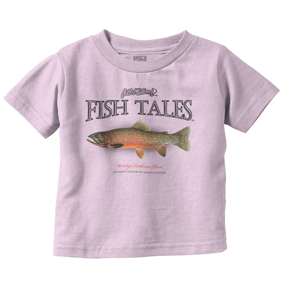 Cutthroat Trout Infant Toddler T Shirt-Direct To Garment Print-Brisco Baby