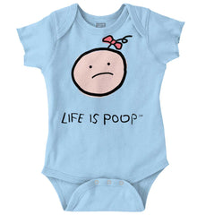 Girl Logo Romper Bodysuit-Direct To Garment Print-Brisco Baby