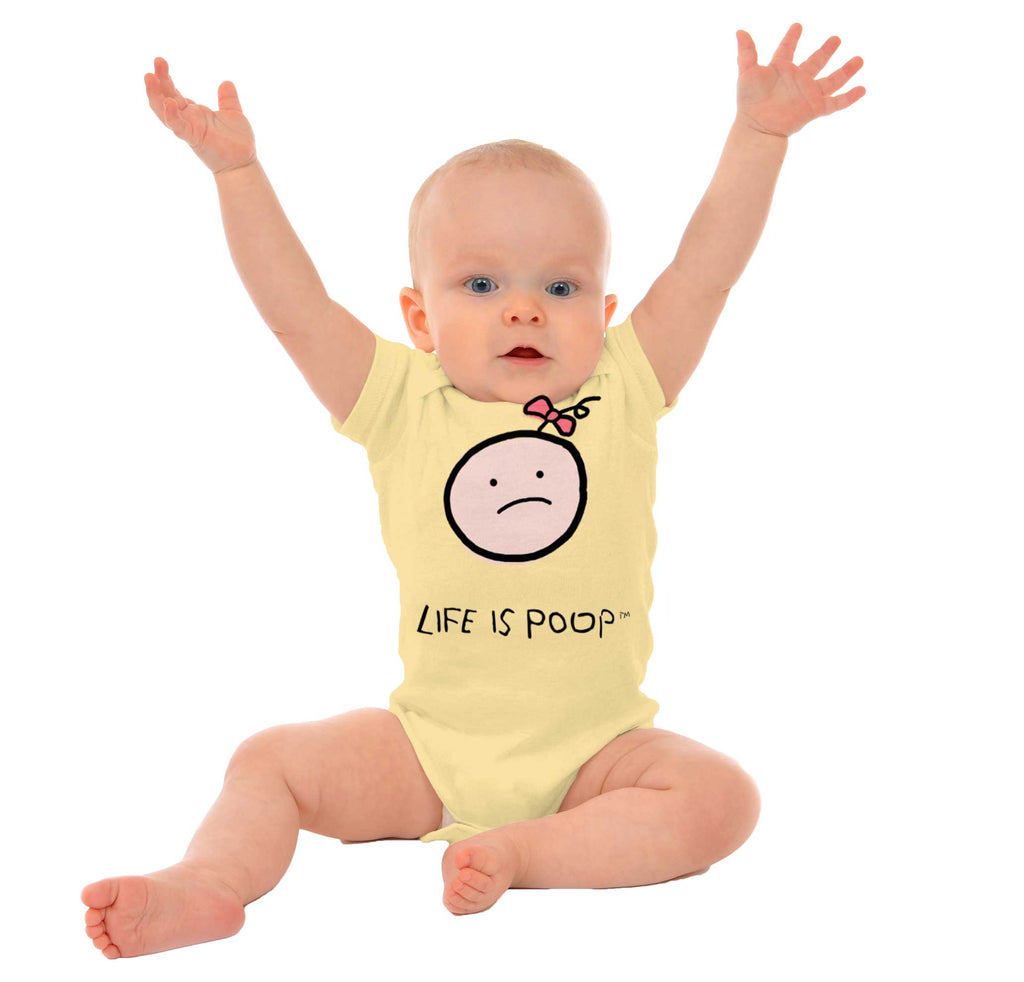 Girl Logo Romper Bodysuit-Direct To Garment Print-Brisco Baby