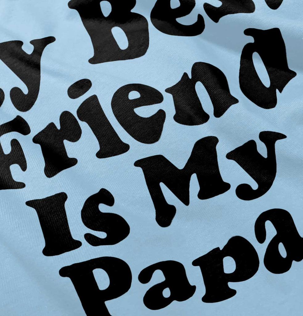 Best Friend Is Papa Infant Baby Bib-Direct To Garment Print-Brisco Baby