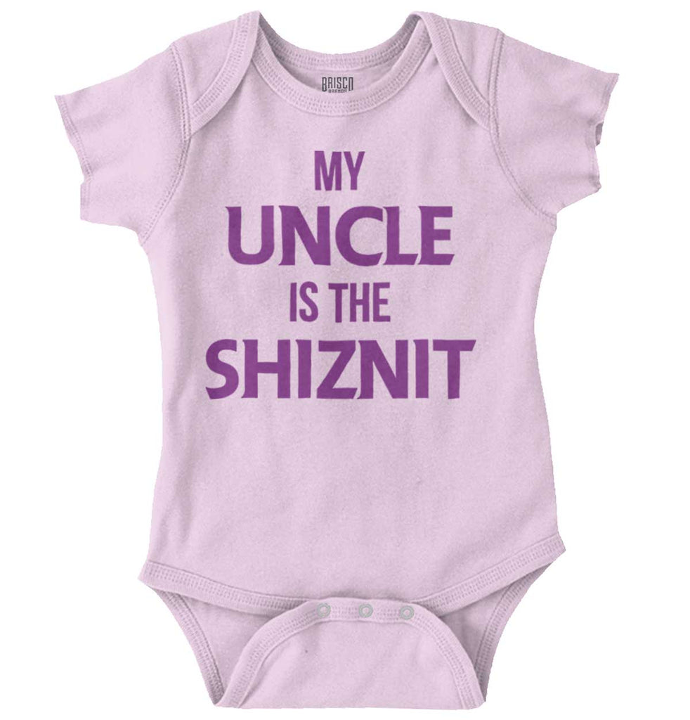Uncle Shiznit Romper Bodysuit-Direct To Garment Print-Brisco Baby