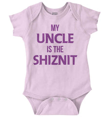 Uncle Shiznit Romper Bodysuit-Direct To Garment Print-Brisco Baby