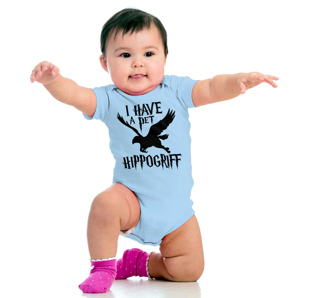 Pet Hippogriff Romper Bodysuit-Direct To Garment Print-Brisco Baby