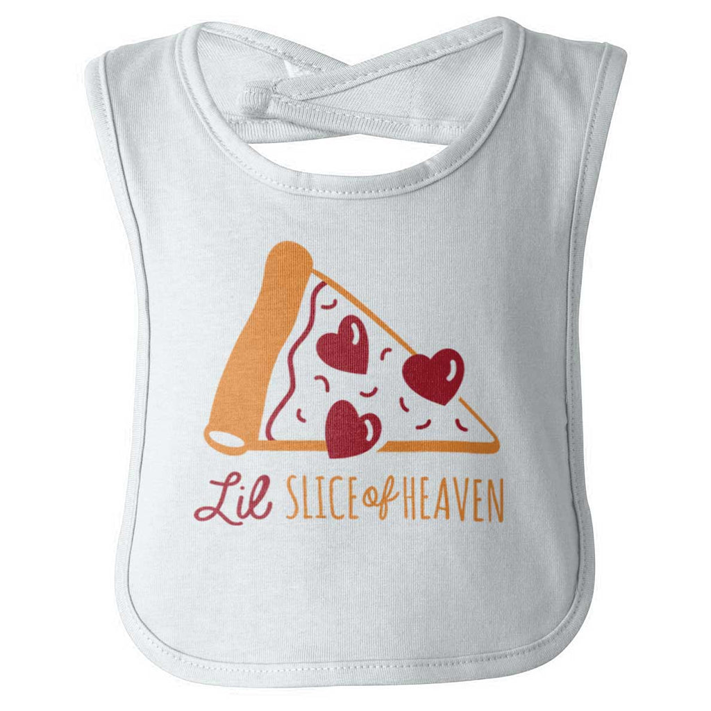 Slice Of Heaven Infant Baby Bib-Direct To Garment Print-Brisco Baby