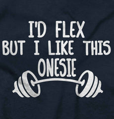 I'd Flex Infant Toddler T Shirt-Direct To Garment Print-Brisco Baby