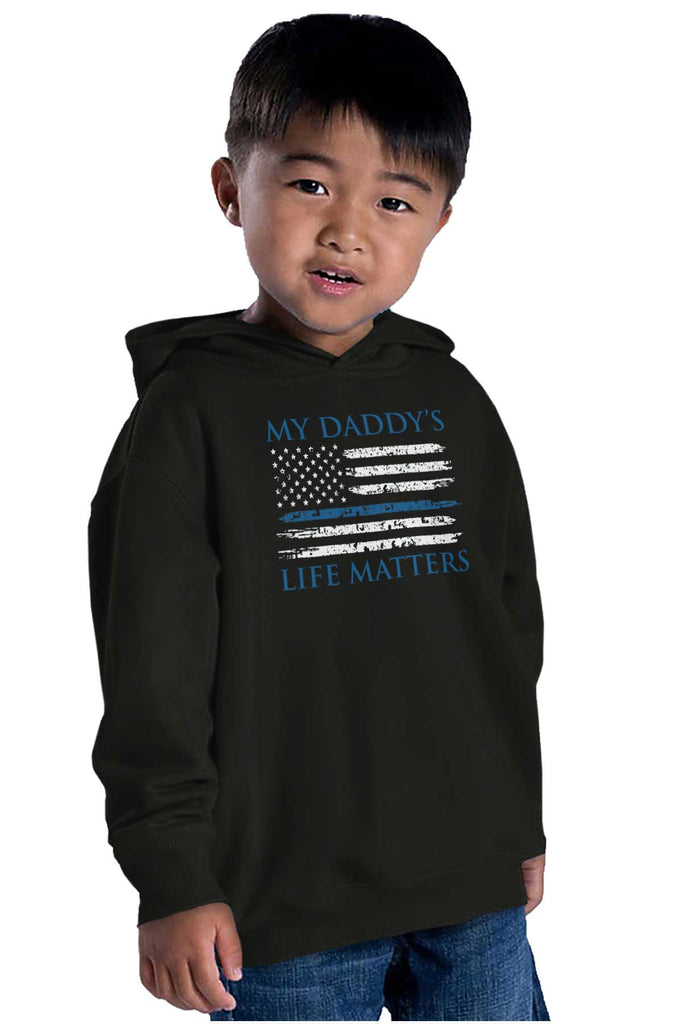 Daddy's Life Toddler Pullover Hoodie-Direct To Garment Print-Brisco Baby