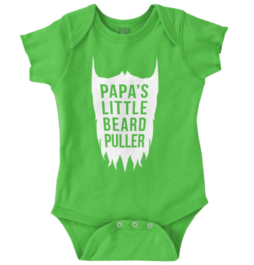 Papa's Little Bread Puller Romper Bodysuit-Direct To Garment Print-Brisco Baby