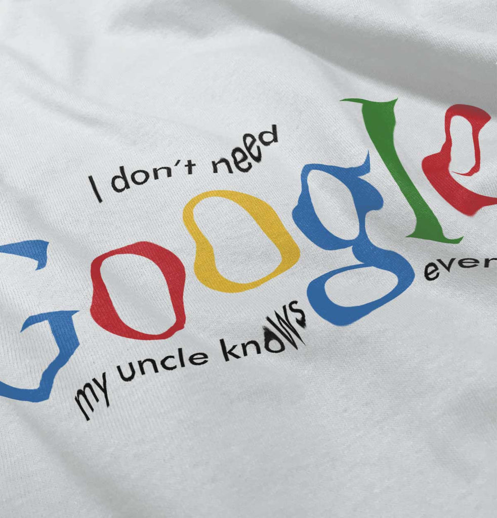 Google Uncle Romper Bodysuit-Direct To Garment Print-Brisco Baby