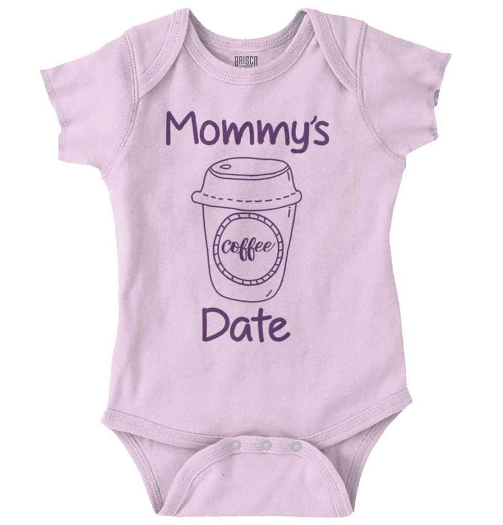 Mommy's Date Romper Bodysuit-Direct To Garment Print-Brisco Baby