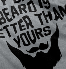 Dad's Beard Football Romper Bodysuit-Direct To Garment Print-Brisco Baby