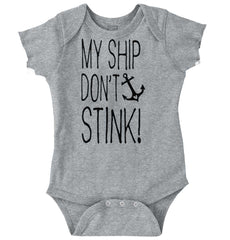 My Ship Romper Bodysuit-Direct To Garment Print-Brisco Baby
