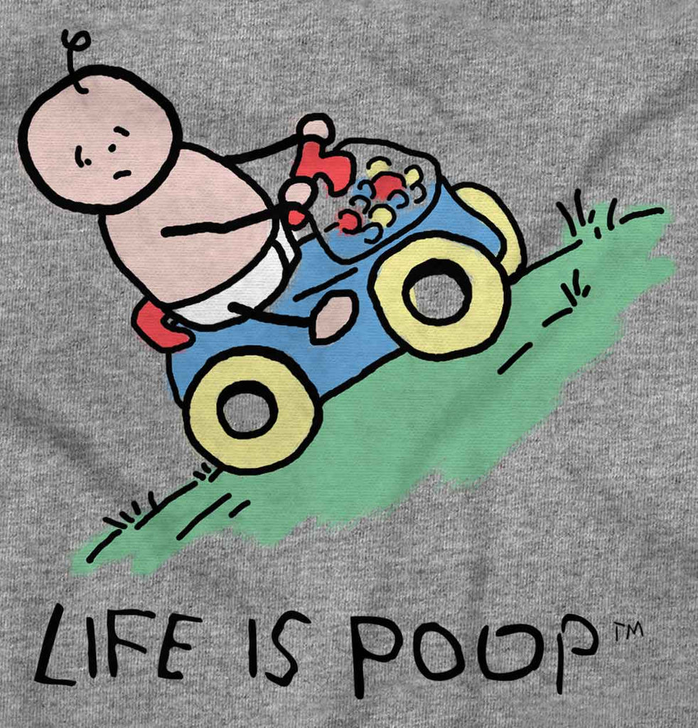 Uphill Baby Car Infant Toddler T Shirt-Direct To Garment Print-Brisco Baby