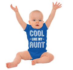 Cool Like My Aunt Romper Bodysuit-Direct To Garment Print-Brisco Baby