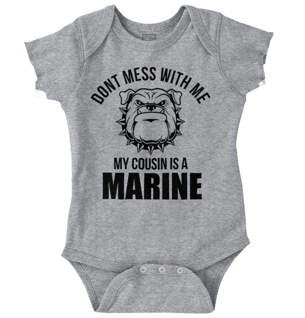 Marine Cousin Romper Bodysuit-Direct To Garment Print-Brisco Baby