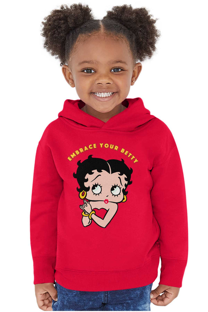 Embrace Your Betty Toddler Pullover Hoodie-Direct To Garment Print-Brisco Baby