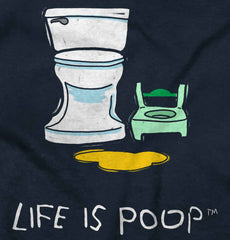 Potty Train Infant Toddler T Shirt-Direct To Garment Print-Brisco Baby