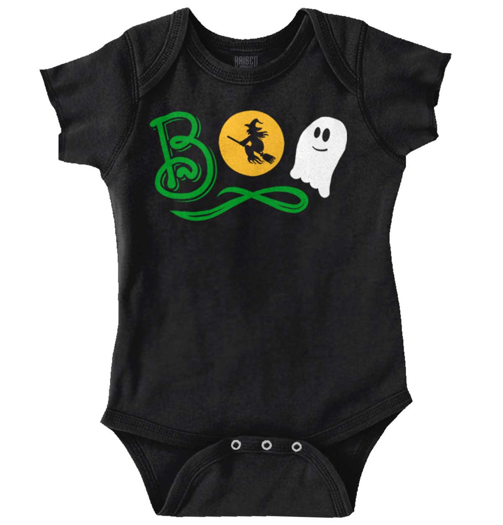 Boo Romper Bodysuit-Direct To Garment Print-Brisco Baby