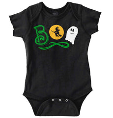 Boo Romper Bodysuit-Direct To Garment Print-Brisco Baby