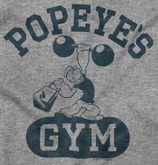 Popeye's Gym Romper Bodysuit-Direct To Garment Print-Brisco Baby