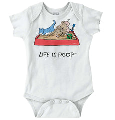 Dog Sandbox Romper Bodysuit-Direct To Garment Print-Brisco Baby