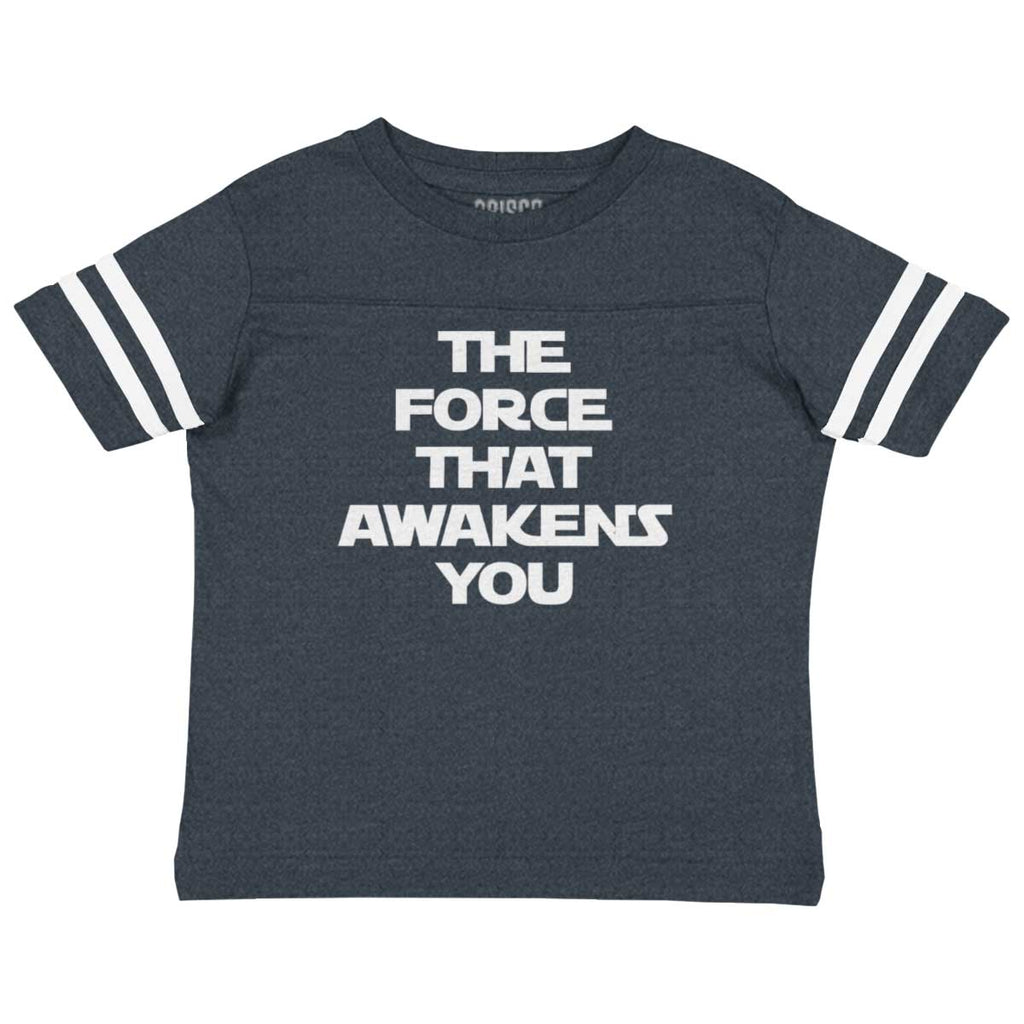 Force Awakens You Toddler Football Jersey Tee-Direct To Garment Print-Brisco Baby