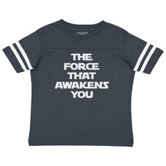 Force Awakens You Toddler Football Jersey Tee-Direct To Garment Print-Brisco Baby