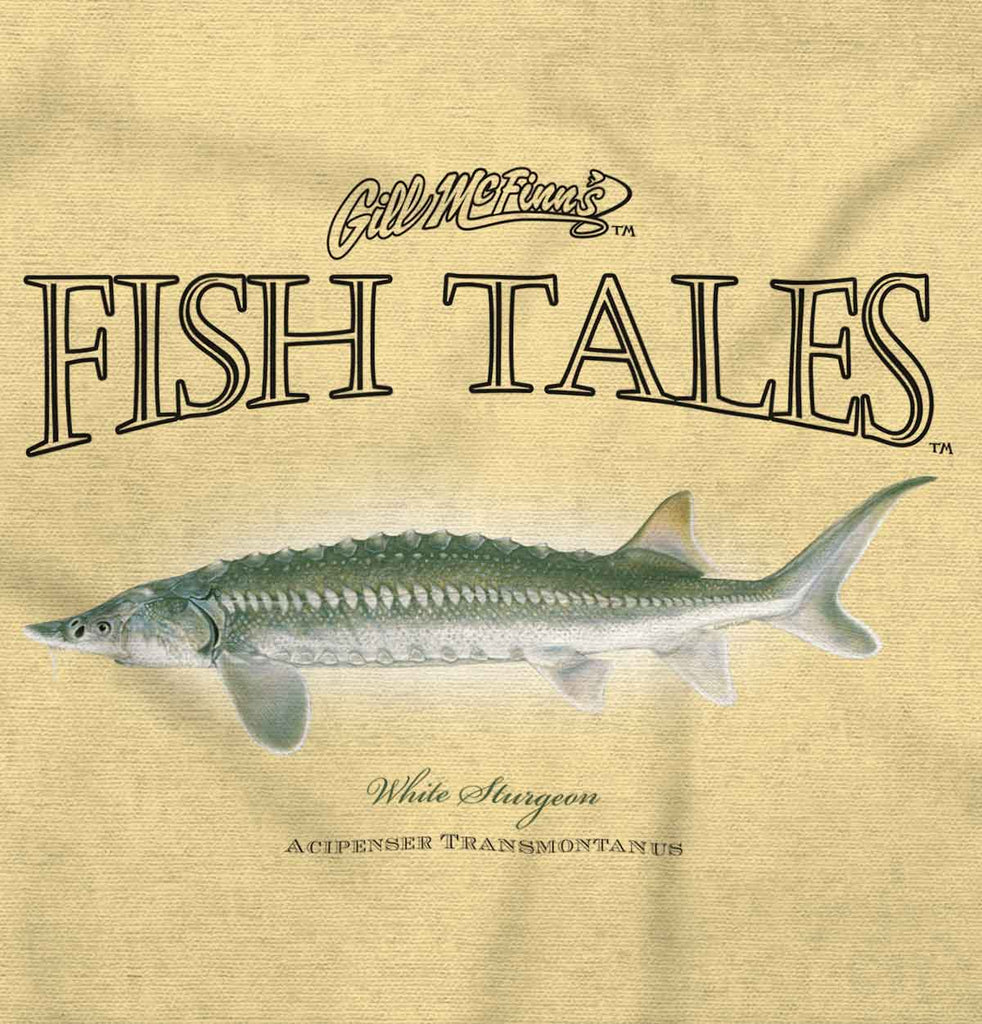 White Sturgeon Romper Bodysuit-Direct To Garment Print-Brisco Baby