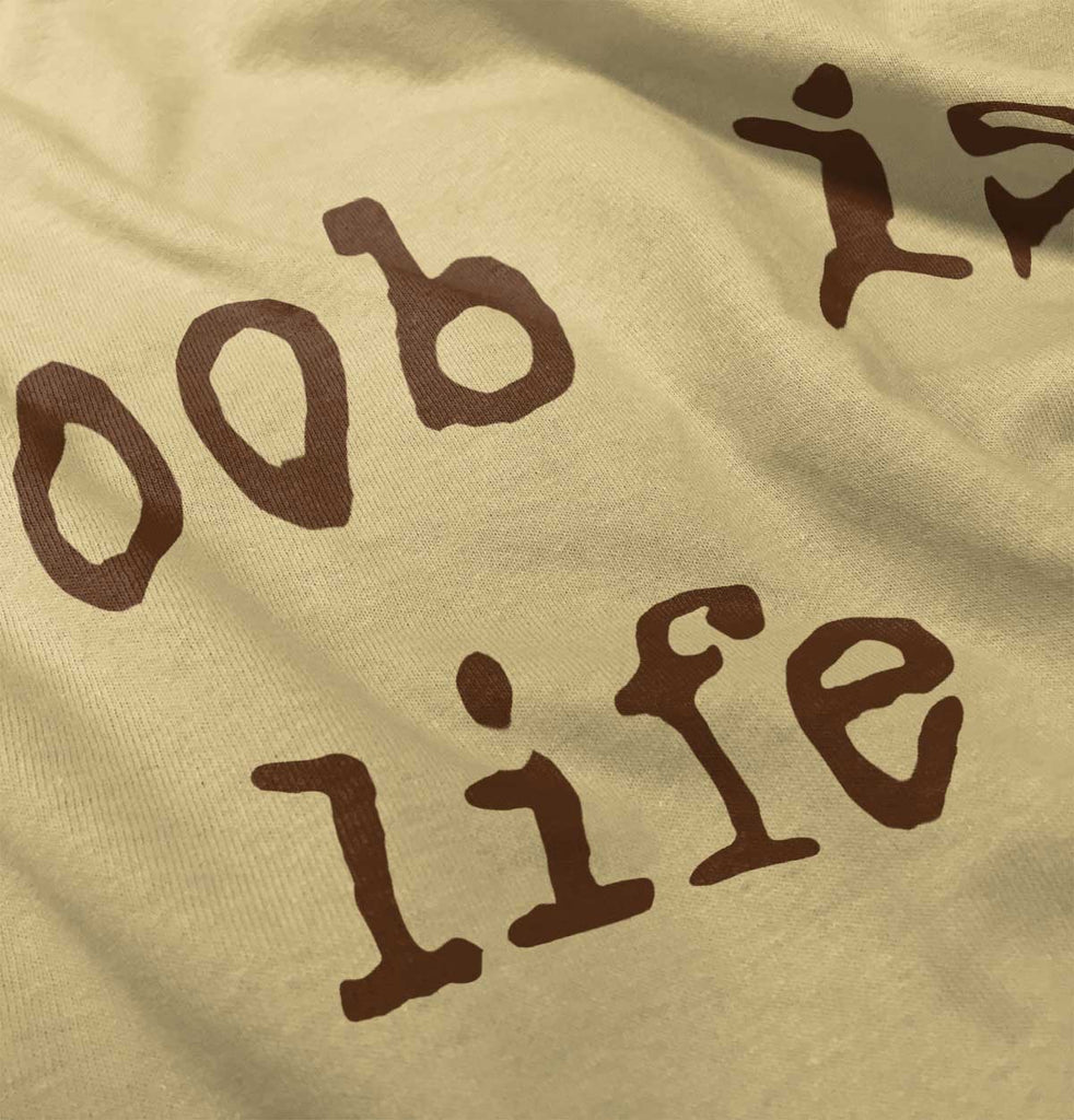 Boob Is Life Romper Bodysuit-Direct To Garment Print-Brisco Baby