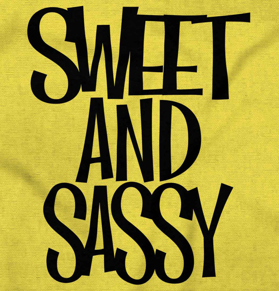 Sweet and Sassy Romper Bodysuit-Direct To Garment Print-Brisco Baby
