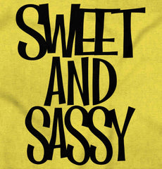Sweet and Sassy Romper Bodysuit-Direct To Garment Print-Brisco Baby