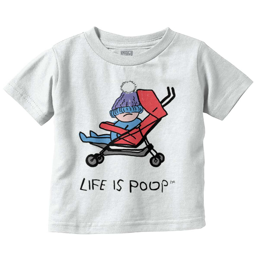 Winter Stroller Infant Toddler T Shirt-Direct To Garment Print-Brisco Baby