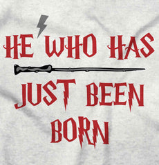 He Who Just Been Born Infant Baby Bib-Direct To Garment Print-Brisco Baby