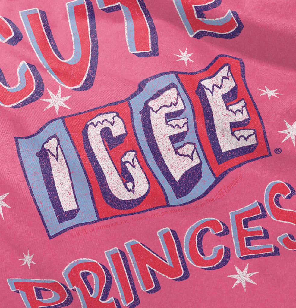 Icee Princess Toddler Football Jersey Tee-Direct To Garment Print-Brisco Baby