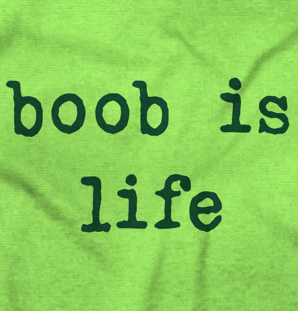 Boob Is Life Romper Bodysuit-Direct To Garment Print-Brisco Baby