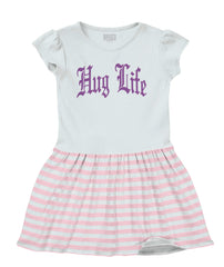 Hug Life Baby Striped Skirt Dress-Direct To Garment Print-Brisco Baby