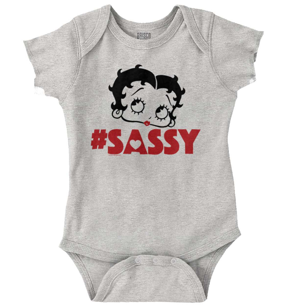 Cartoon Sassy Romper Bodysuit-Direct To Garment Print-Brisco Baby