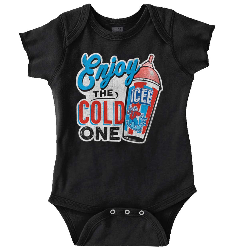 Enjoy The Cold One Romper Bodysuit-Direct To Garment Print-Brisco Baby