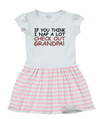 Check Out Grandpa Baby Striped Skirt Dress-Direct To Garment Print-Brisco Baby