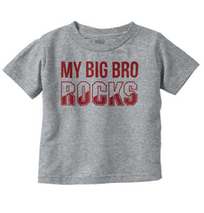 My Big Bro Rocks Infant Toddler T Shirt-Direct To Garment Print-Brisco Baby