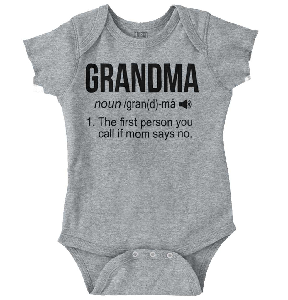 Grandma Romper Bodysuit-Direct To Garment Print-Brisco Baby