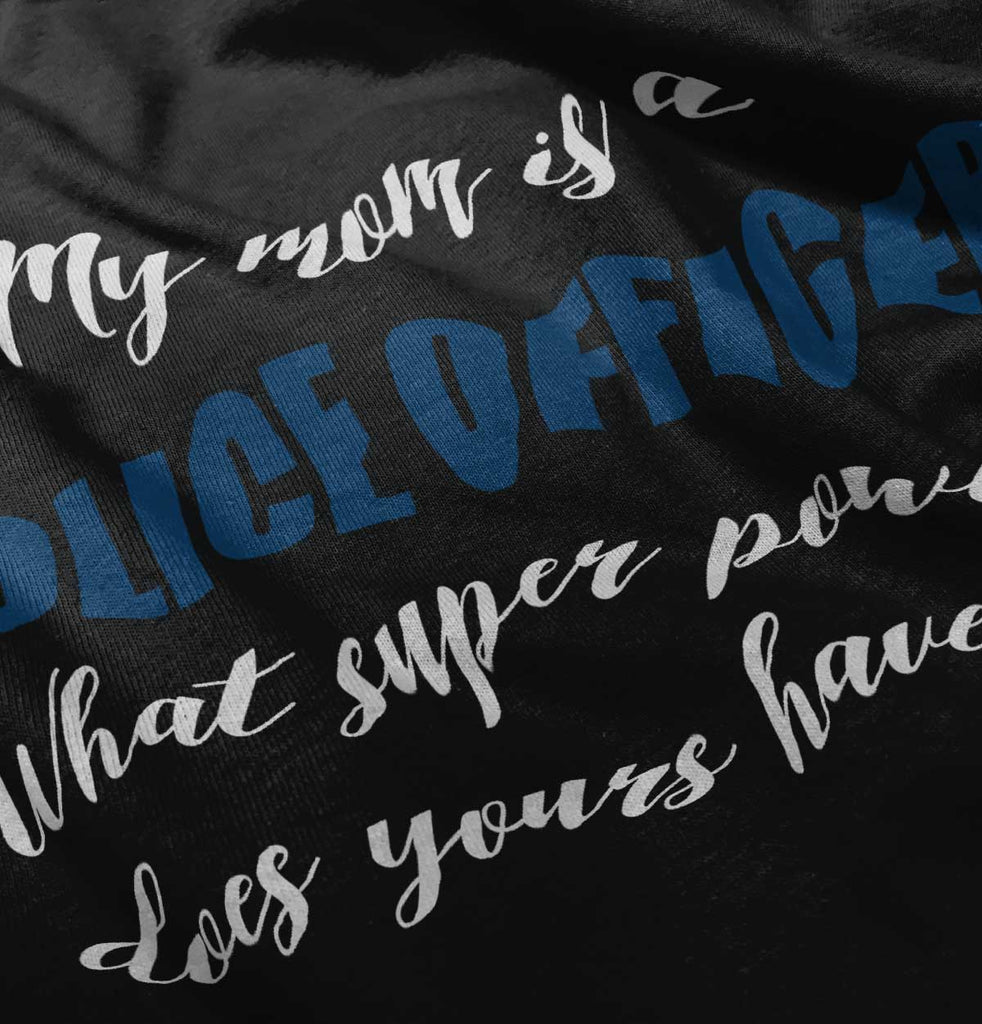 Mom Police Officer Infant Baby Bib-Direct To Garment Print-Brisco Baby