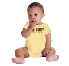 Call Of Doody Romper Bodysuit-Direct To Garment Print-Brisco Baby